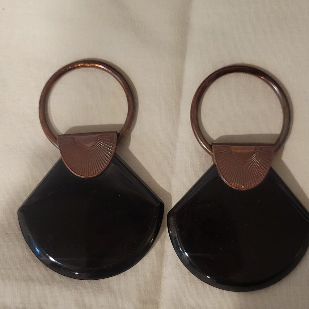 Obsidian ear weights